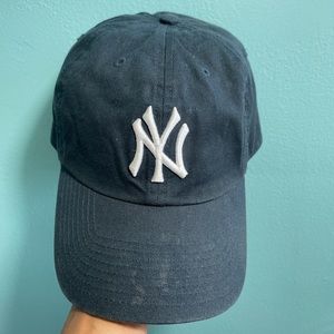 Navy Blue NY Yankees Adjustable Strapback Hat